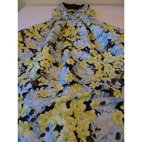 Sachin & Babi Millie Pearl Garden Club Floral Print V Neck Midi Dress NWT 850 S - Picture 7 of 12